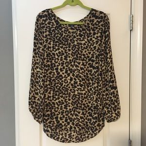 TORRID leopard tunic sz 1